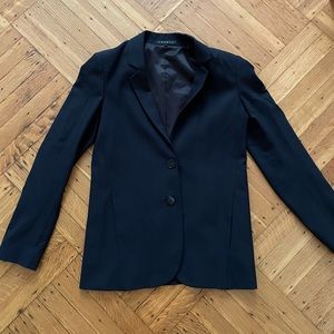 Theory Navy Wool Blazer. Size 4.
